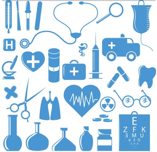509x492 Blue Medicine Icons Free Vector Free Download