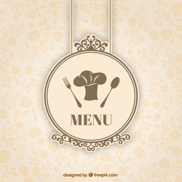626x626 Retro Menu Badge Vector Free Download