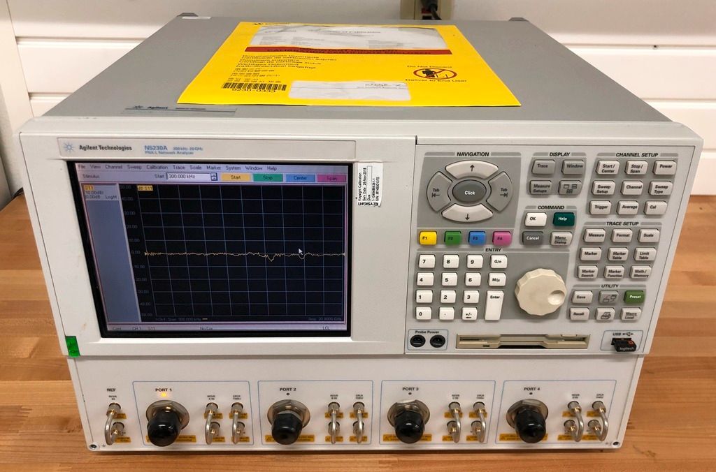 Agilent Vector Network Analyzer W Opts 1024x676 Agilent Vector Network Analyzer W Opts