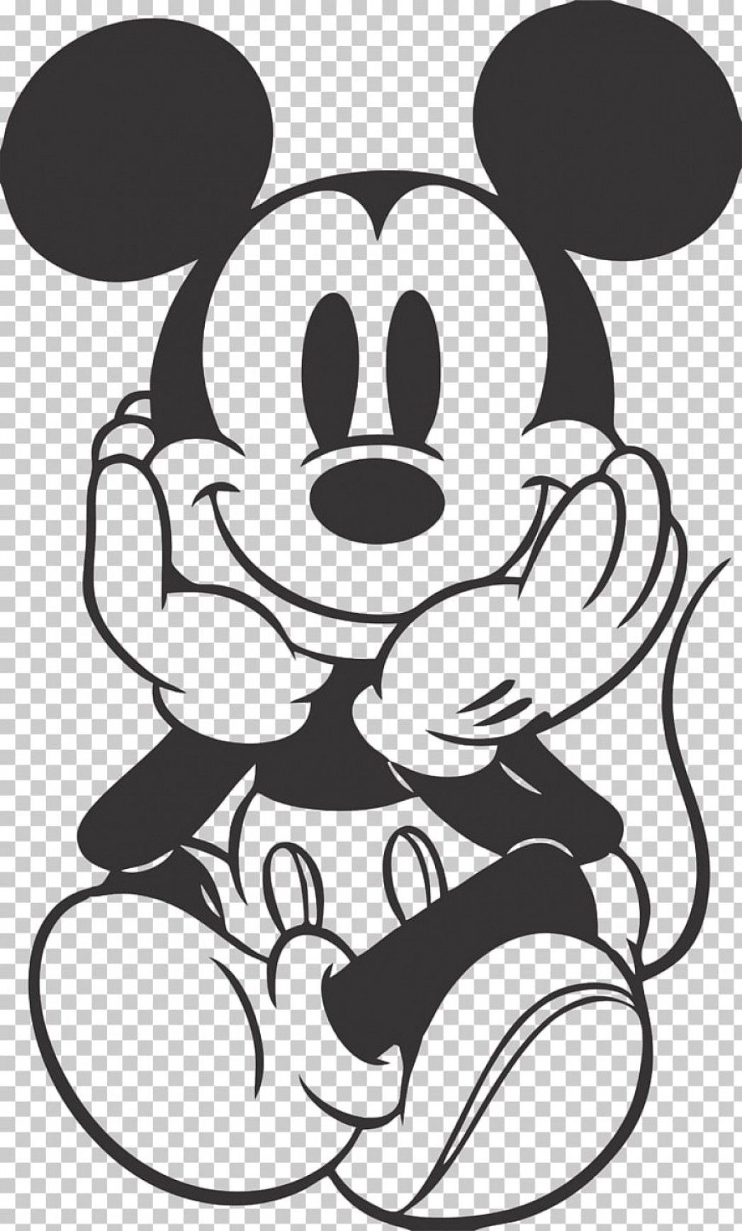 1047x1737 Mickey Mouse Minnie Mouse Black And White Drawing Mickey Mouse