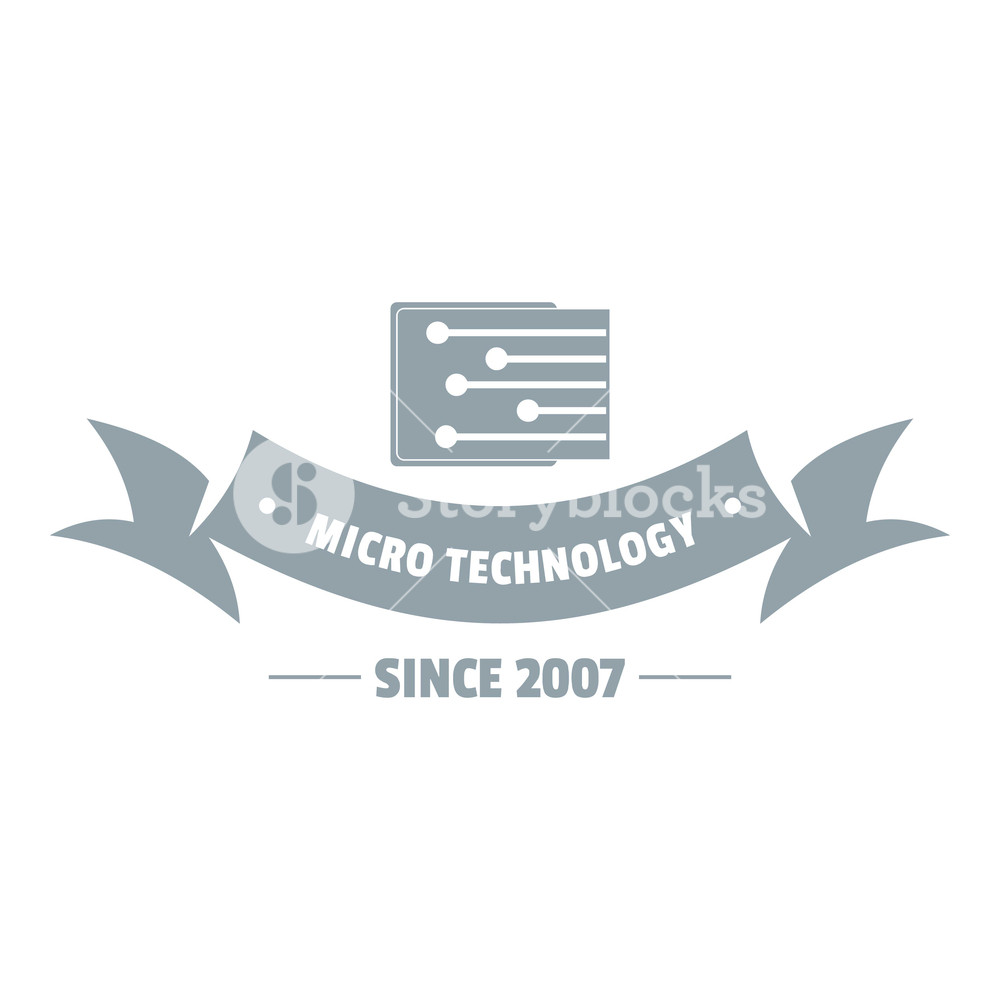 1000x1000 Micro Technology Logo Simple Illustration Of Micro Technology