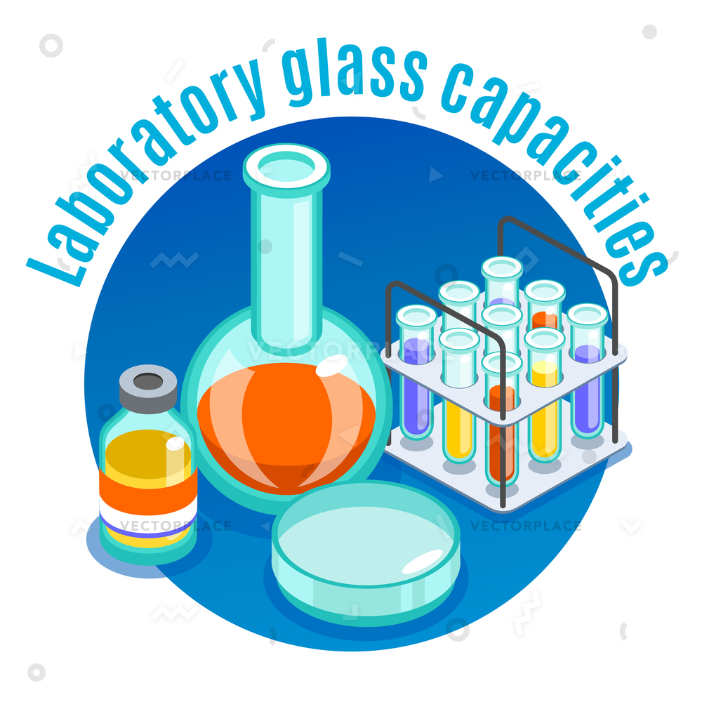 Microbiology Isometric Round Composition Laboratory Glass Vector 1000x1000 Microbiology Isometric Round Composition Laboratory Glass Vector