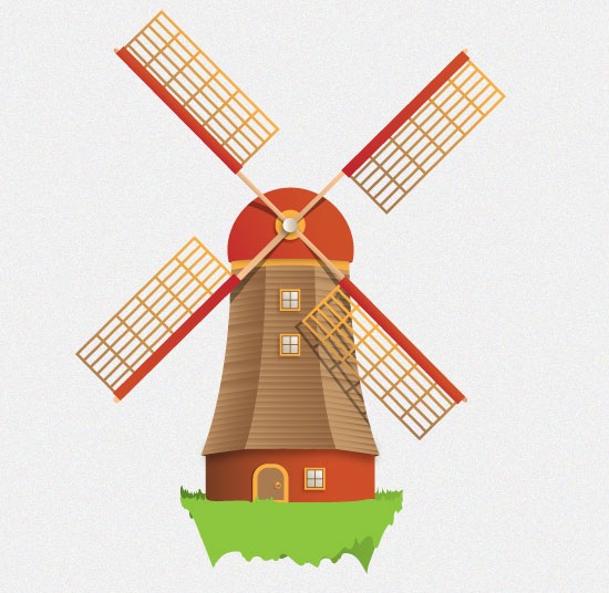 A High Quality Free Wind Mill Icon Illustration Vector Patterns 550x536 A High Quality Free Wind Mill Icon Illustration Vector Patterns
