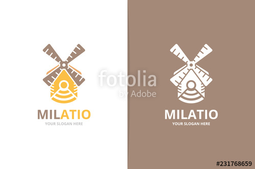 Vector Mill And Wifi Logo Combination Farm And Signal Symbol 500x333 Vector Mill And Wifi Logo Combination Farm And Signal Symbol