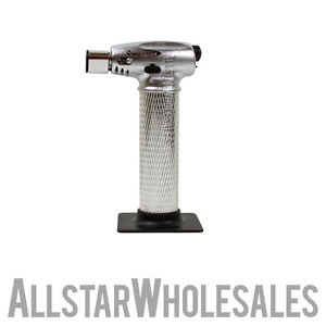 300x300 Vector Kgm Mini Nitro Torch Flame Butane Lighter Silver Chrome W