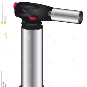 300x300 Stock Illustration Butane Torch Lighter Culinary Use Vector