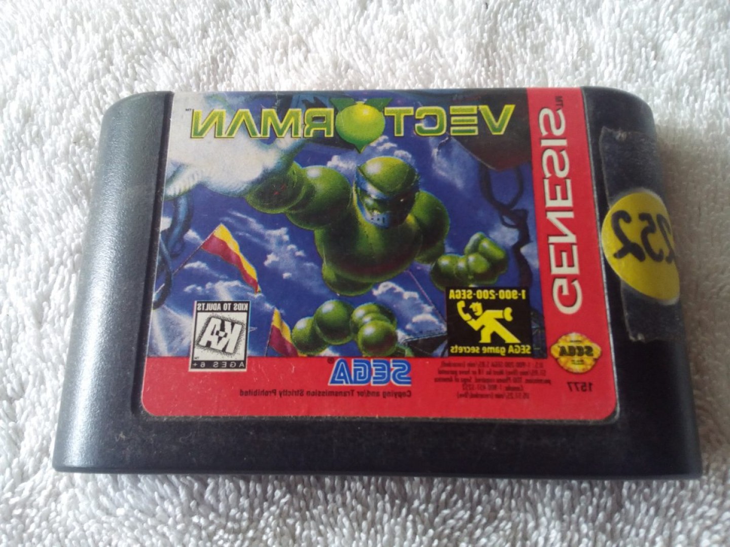 1440x1080 Mlm Vector Man Sega Genesis Juego Cartucho Jm Catchsplace