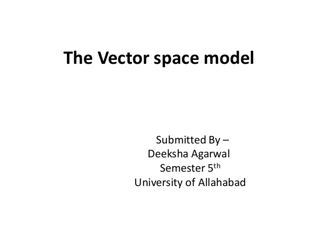 The Vector Space Model 638x479 The Vector Space Model