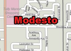 250x180 Modesto,ca Map Printable Map Of Modesto Mb, Version