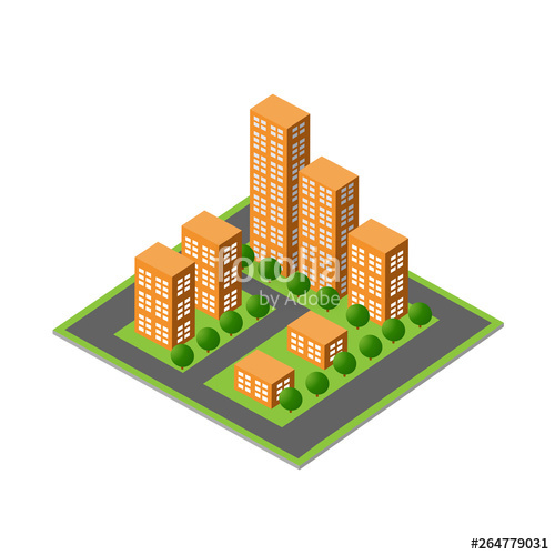 500x500 Isometric Module Block Stock Image And Royalty Free Vector
