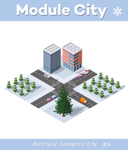 417x490 Winter Christmas Urban Quarter Modules
