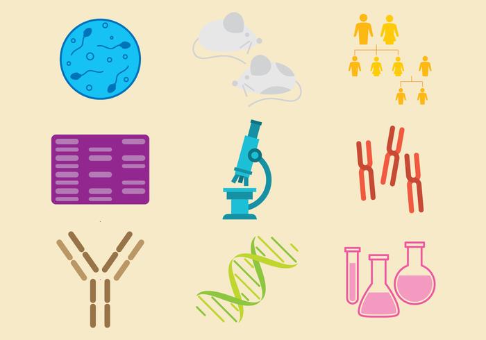 700x490 Molecular Biology Icon Vectors