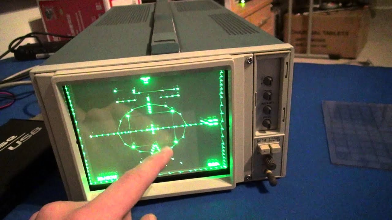 1280x720 Tektronix Vector Monitor With Lasershow Controller