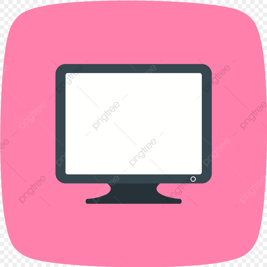 1024x1024 Vector Monitor Icon, Computer Icon, Monitor Icon, Screen Icon Png