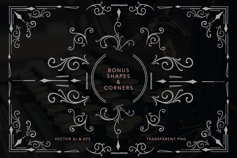 800x533 Venerable Monogram Maker Font Kit Avalon Rose Design