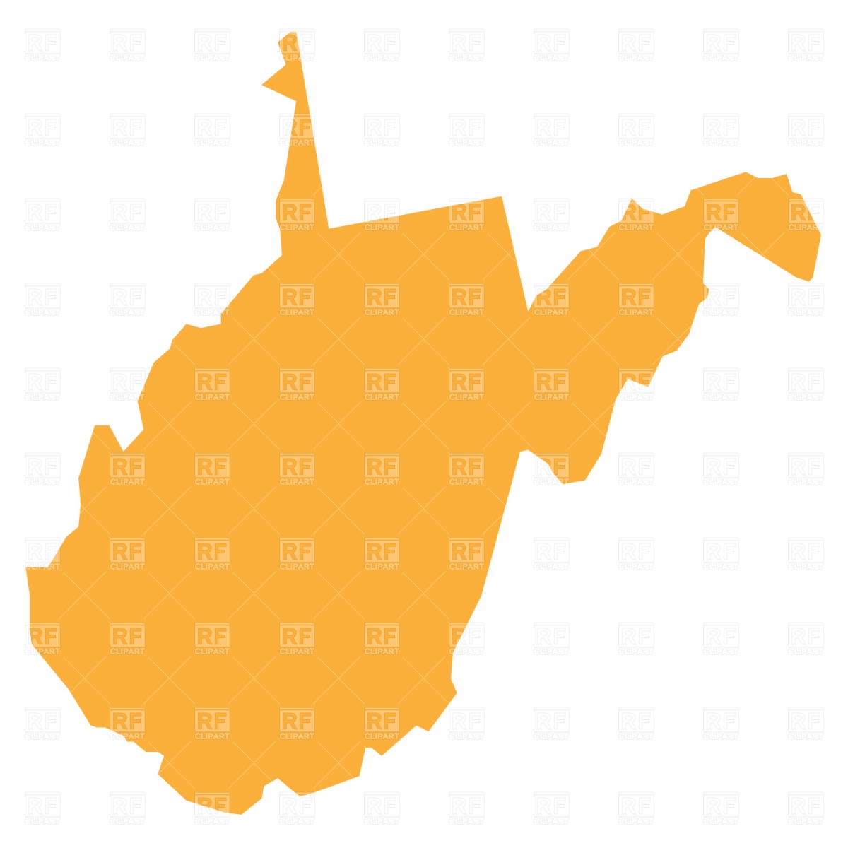 1200x1200 Free Map Of West Virginia Download Them And Print