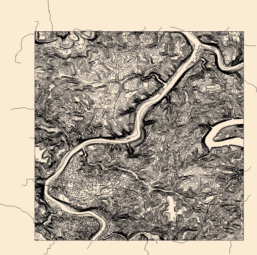 1008x1000 Usgs Topo Map Vector Data