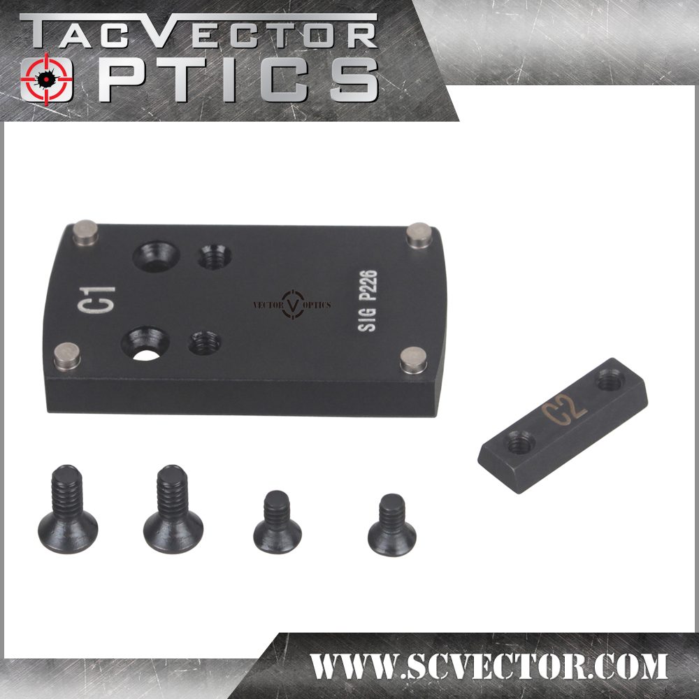 1000x1000 Vector Optics Mini Sphinx Red Dot Sight Pistol Rear Mount Base