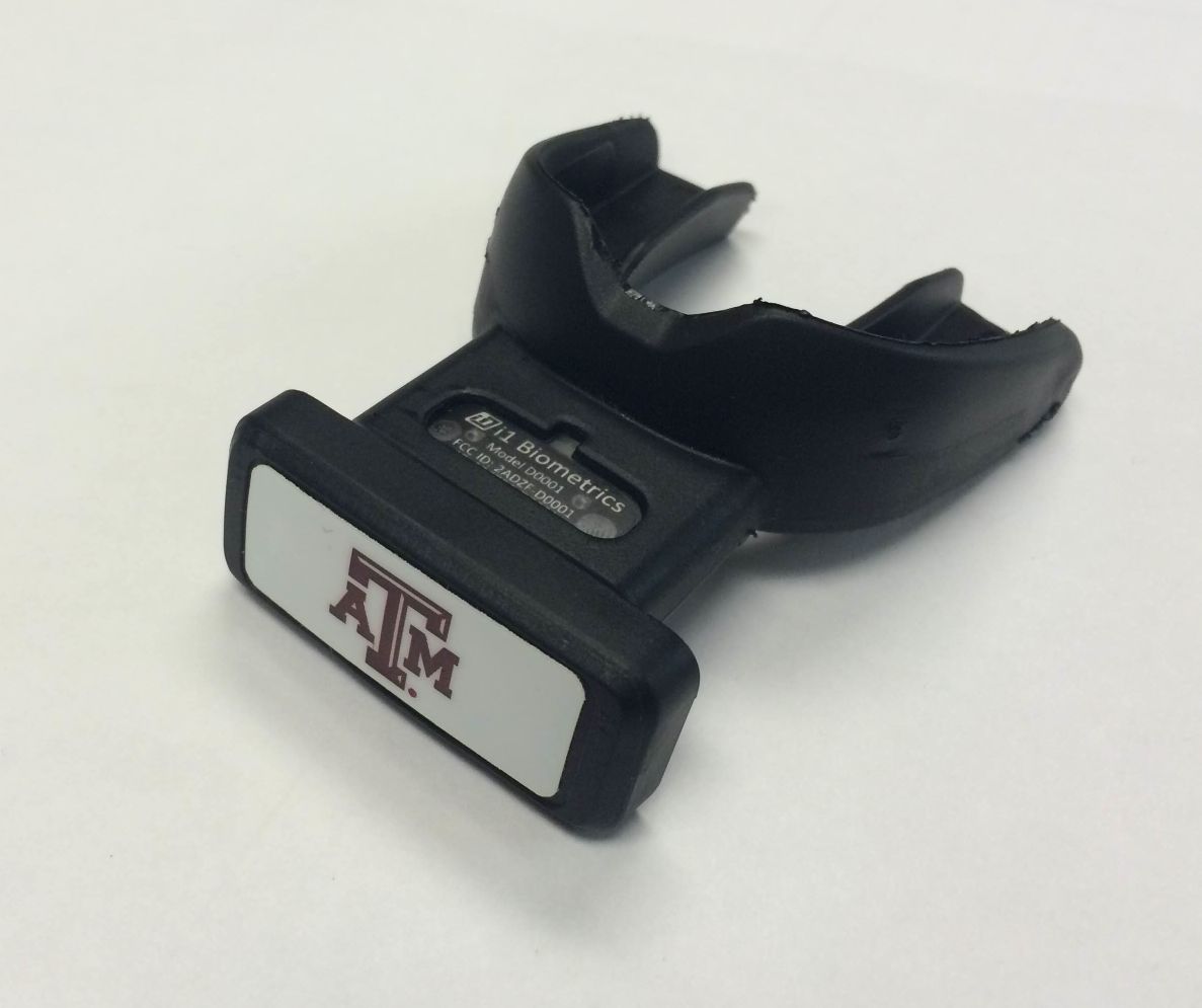 1187x995 Aampm Football Players Using Special Mouthpieces To Measure