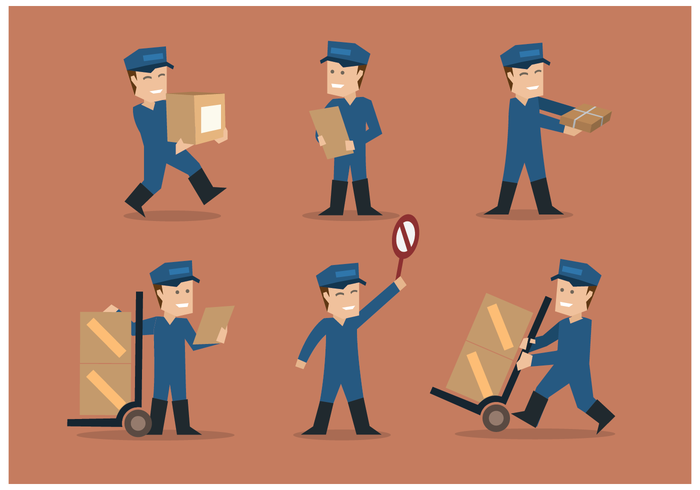 700x490 Movers And Delivery Men Illustration Vectors