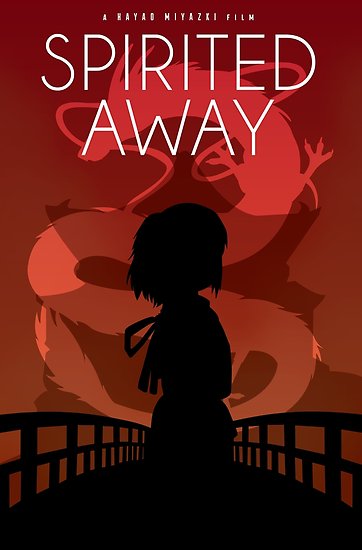Spirited Away Movie Poster Poster 362x550 Spirited Away Movie Poster Poster