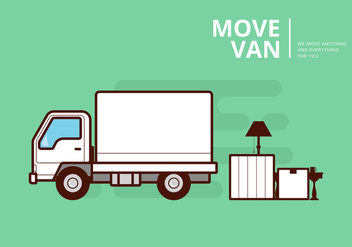 Moving Van Or Truck Transport Or Delivery Illustration Free 352x247 Moving Van Or Truck Transport Or Delivery Illustration Free