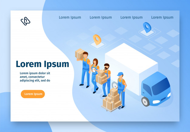 Moving Company Online Service Vector Website Vector Premium Download 626x435 Moving Company Online Service Vector Website Vector Premium Download