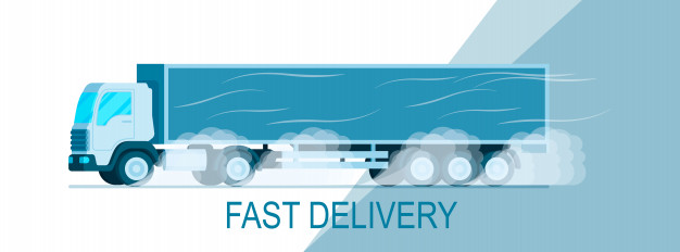 Grey Storage Delivery Truck Moving On Road Banner Vector Premium 626x232 Grey Storage Delivery Truck Moving On Road Banner Vector Premium
