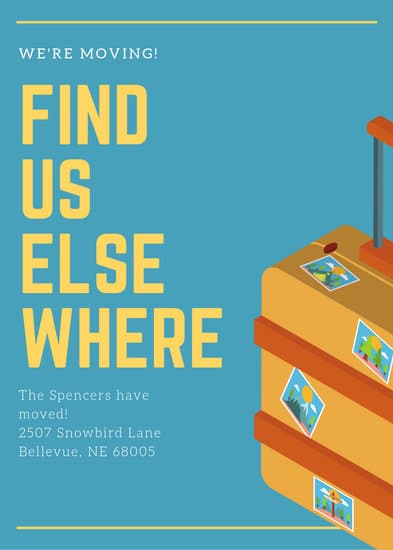 393x550 Customize Moving Announcement Templates Online