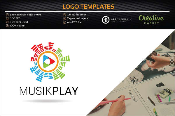 600x399 Music Logo Templates Free Premium Templates