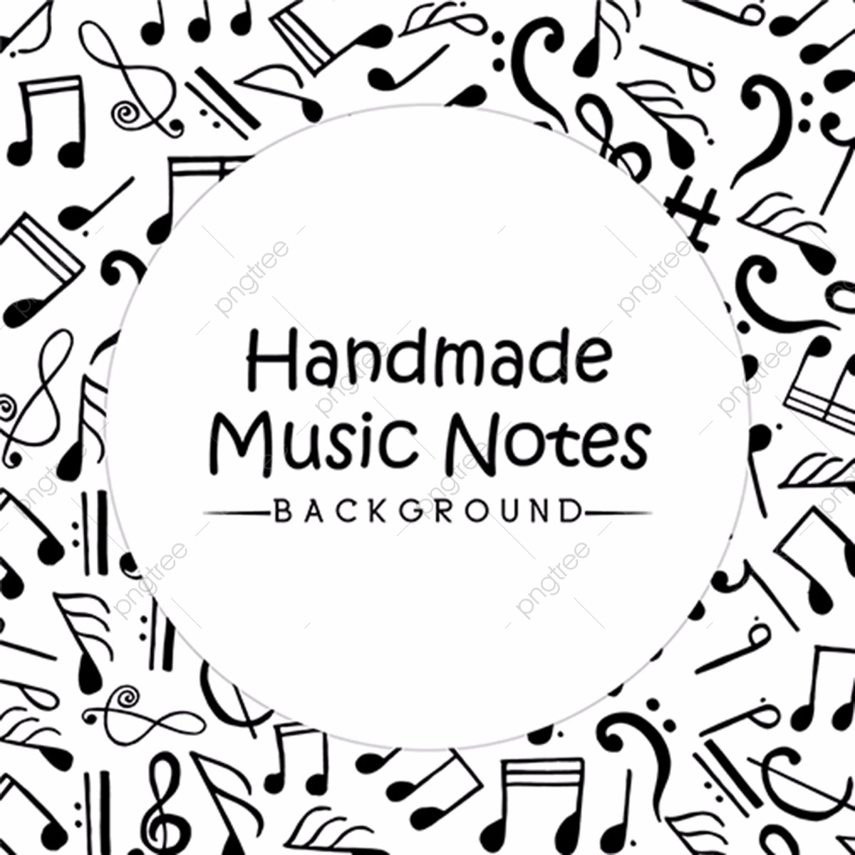 1200x1200 Hand Drawn Music Notes Background, Hand Vector, Music Vector