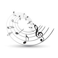 200x200 Music Notes Free Vector Art