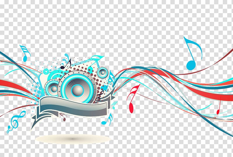800x539 Music Illustration, Musical Note Colorful Music Lines