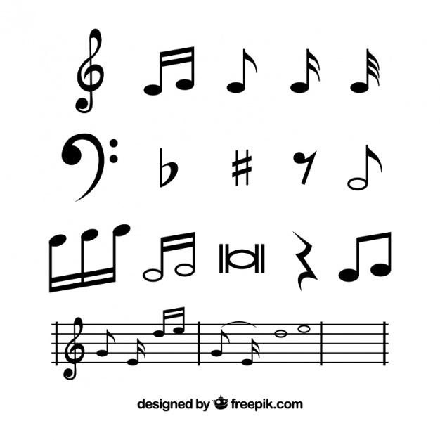 Vector Music Notes Illustrator at Collection of Vector Music Notes Illustrator