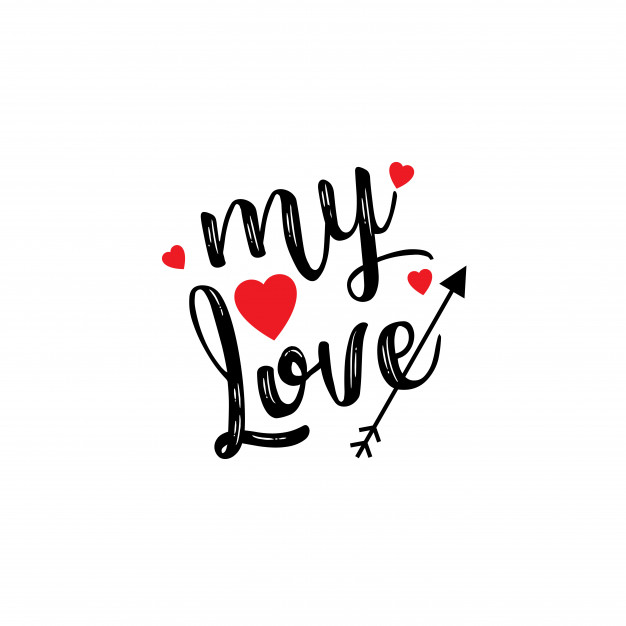 626x626 My Love Vector Free Download