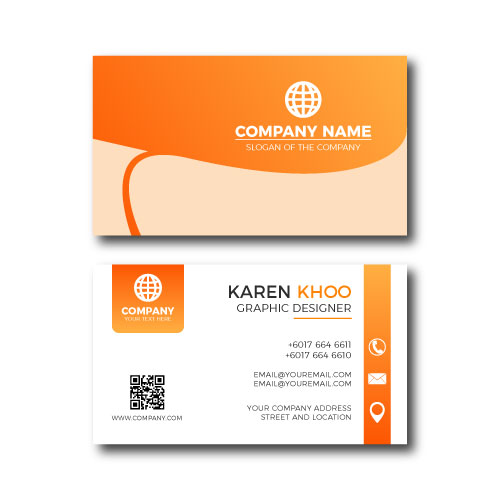500x500 Business Card Creative Design Free Vector Download