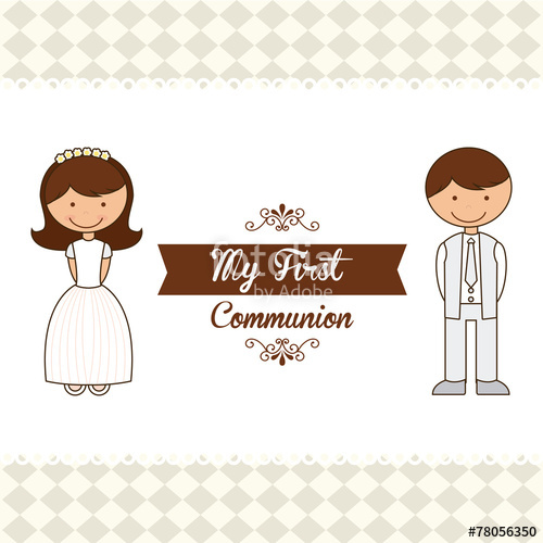 500x500 My First Communion Stock Image And Royalty Free Vector
