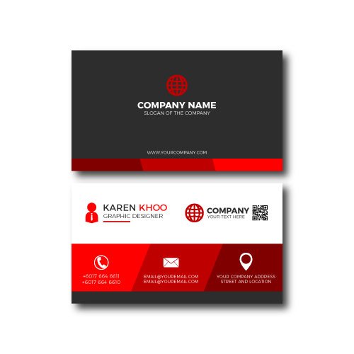 500x500 Business Card Creative Design Free Vector Download