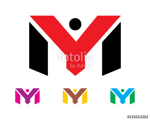 500x400 My Letter Logo Stock Image And Royalty Free Vector