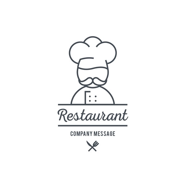 600x570 Creative Chef Restaurant Logo Vector Graphics My Free Photoshop