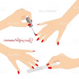 300x300 Nail Tools Icon Design Vector Image Studiogrfx