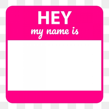 360x360 My Name Is Png, Vector, And Clipart With Transparent