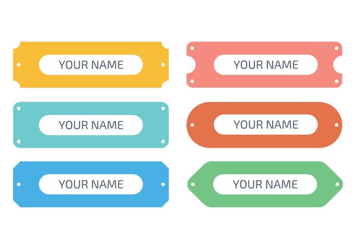 700x490 Name Plate Free Vector Art
