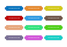 286x200 Name Plate Free Vector Art