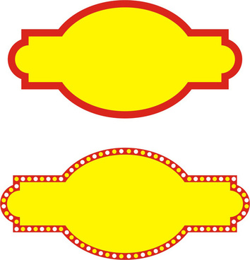 354x368 Name Tag Ribbon Free Vector Download