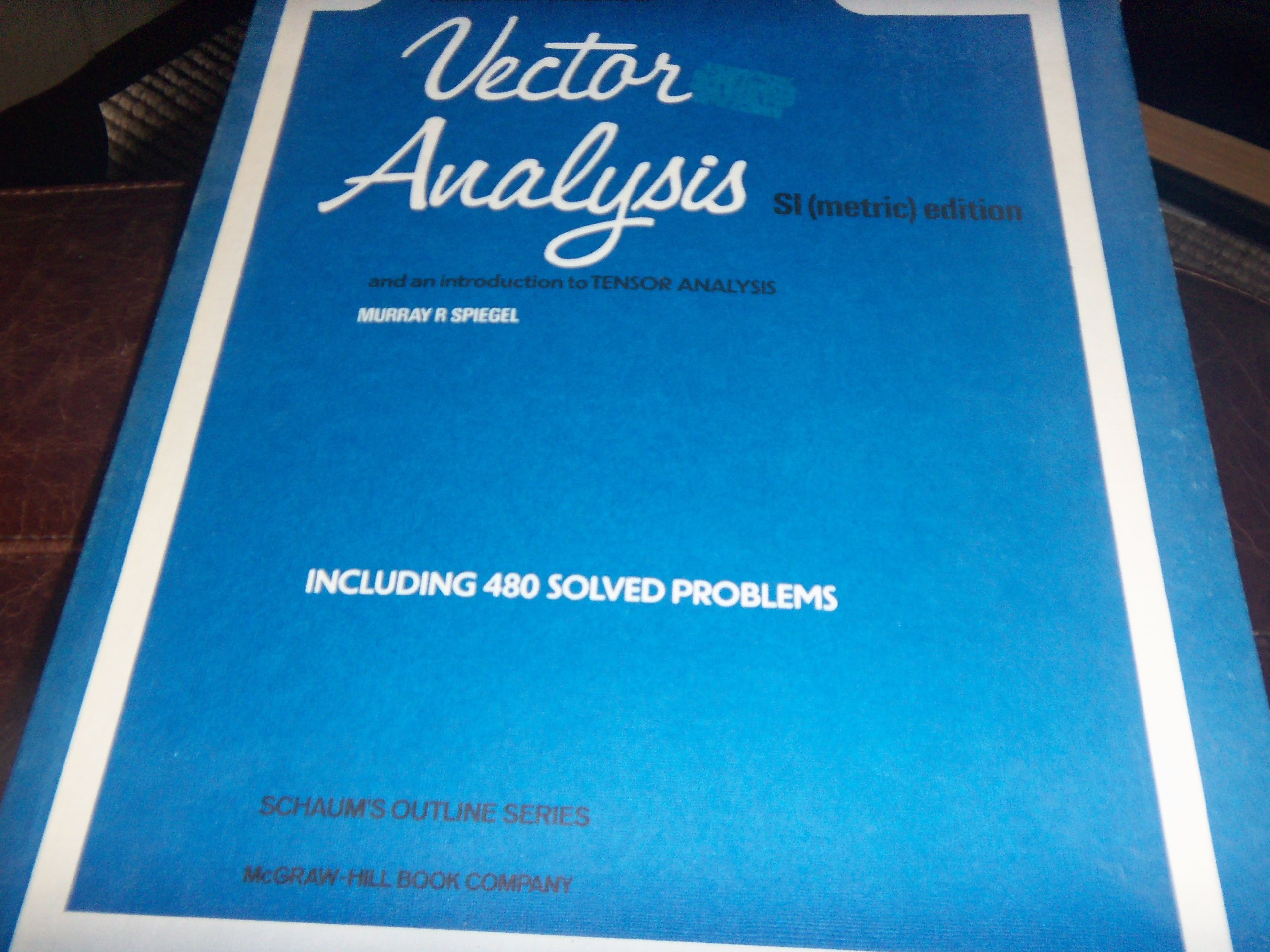 2560x1920 Schaum's Outline Of Theory And Problems Of Vector Analysis Murray