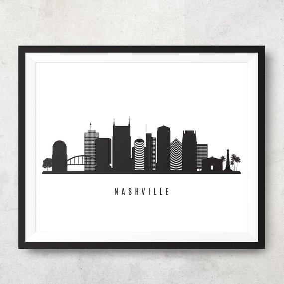 570x570 Nashville Skyline Printable