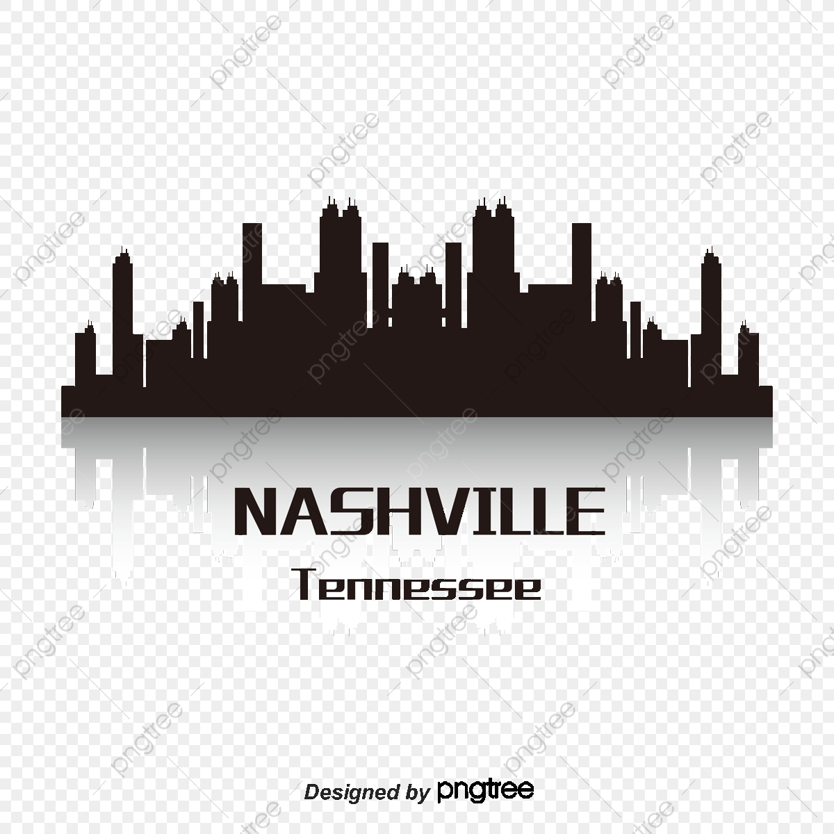 1200x1200 Nashville, City Silhouette, City, High Rise Png And Vector