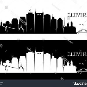 300x300 Nashville Tennessee Usa Skyline Vector Art Soidergi
