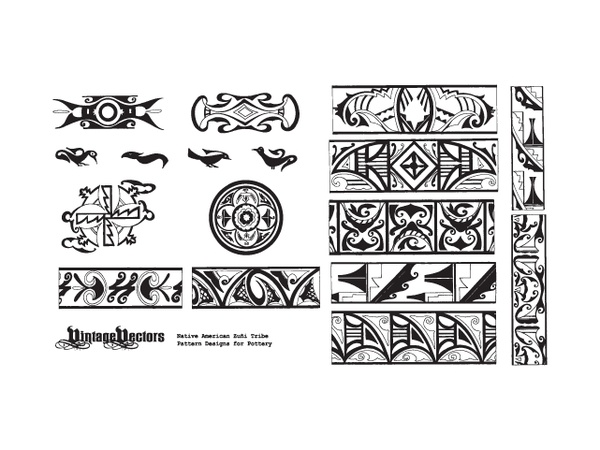 Native American Pottery Patterns Free Vector In Encapsulated 600x450 Native American Pottery Patterns Free Vector In Encapsulated